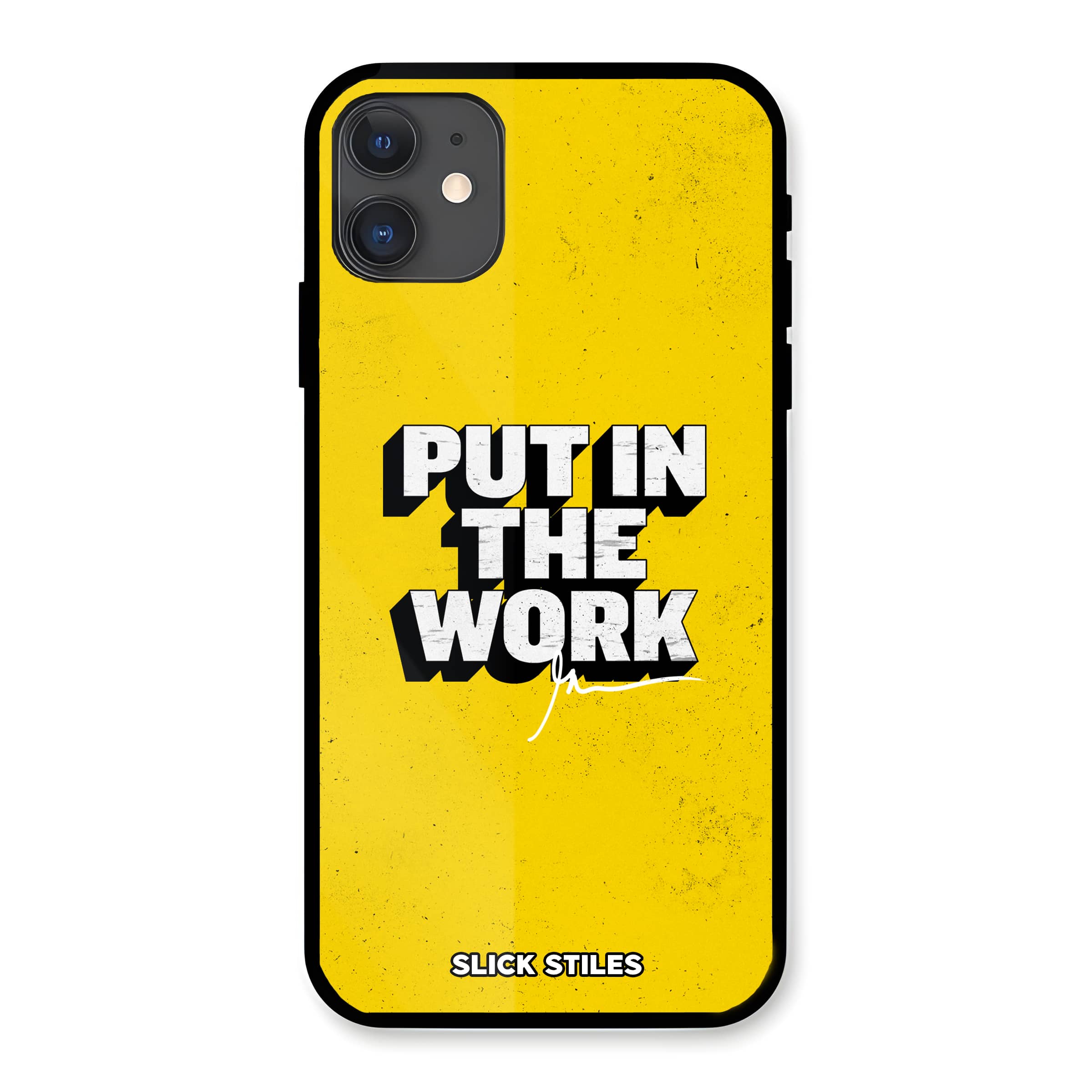 Put In Work Glass Case