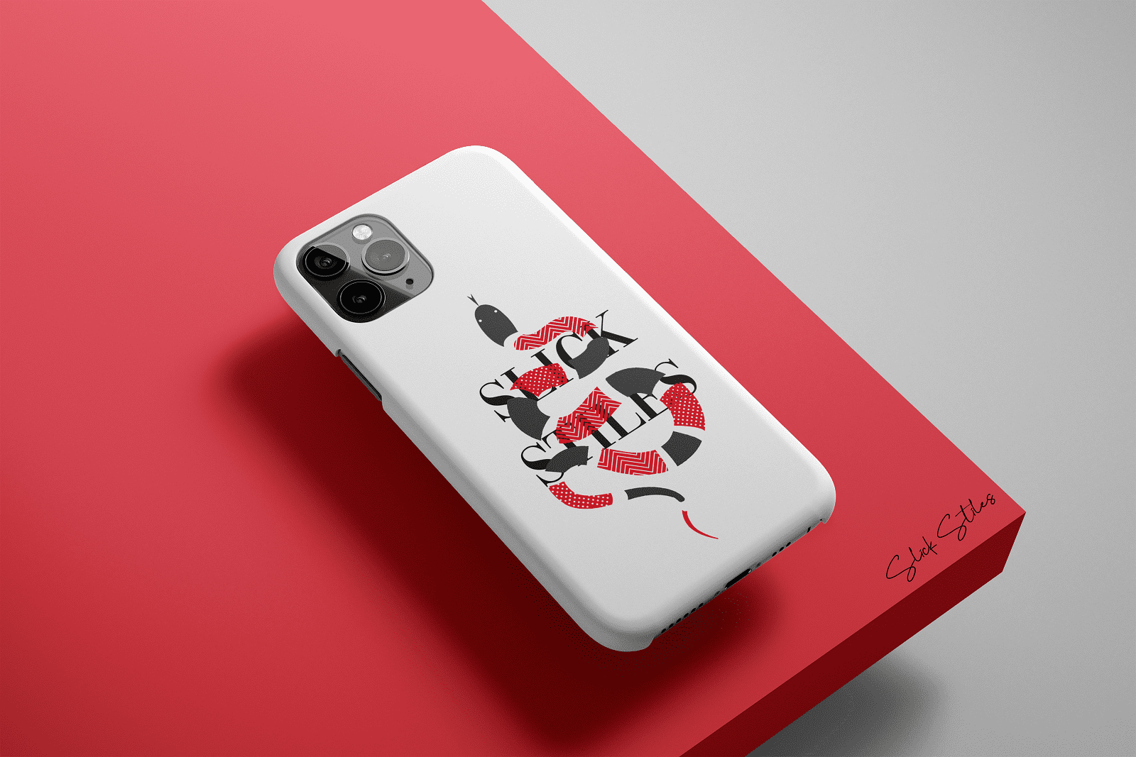 Signature Serpentes White Phone Case