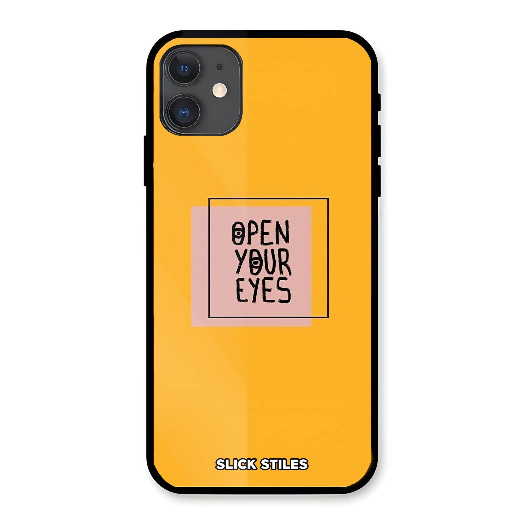 Open Your Eyes Glass Case