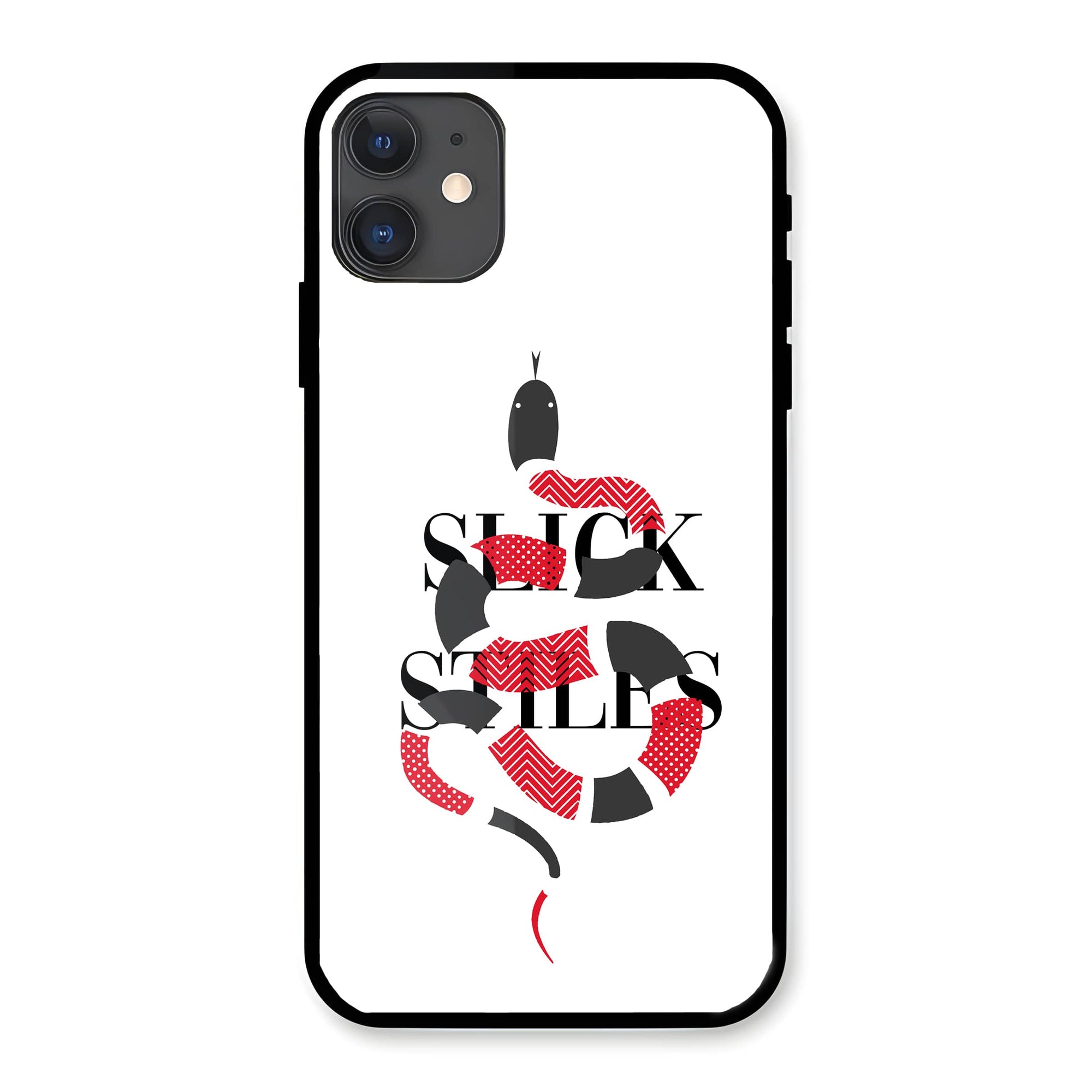 Signature Serpentes White Glass Case