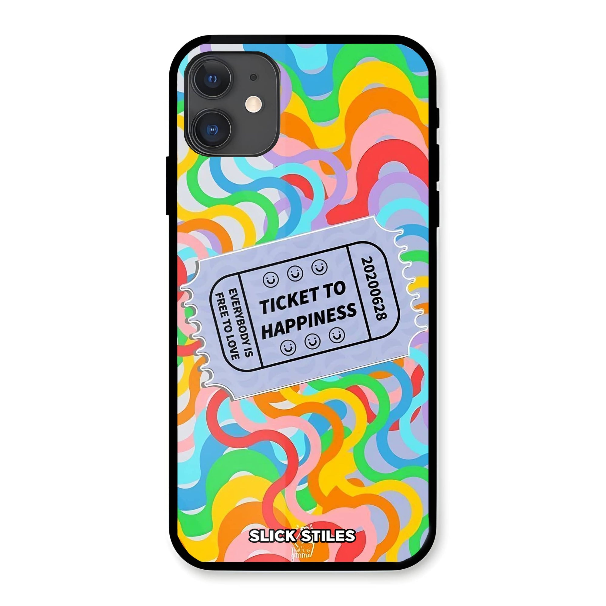 Ticket To Happiness Glass Case
