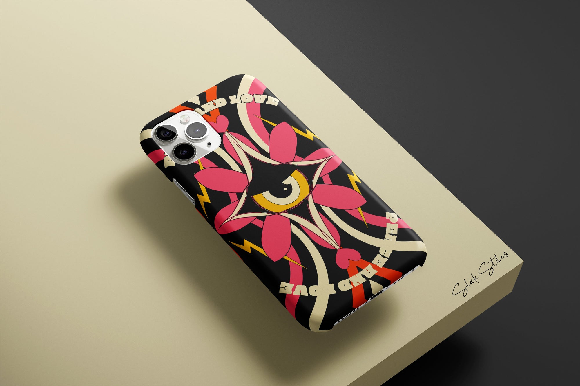 Peace and Love Eye Phone Case - Slick Stiles