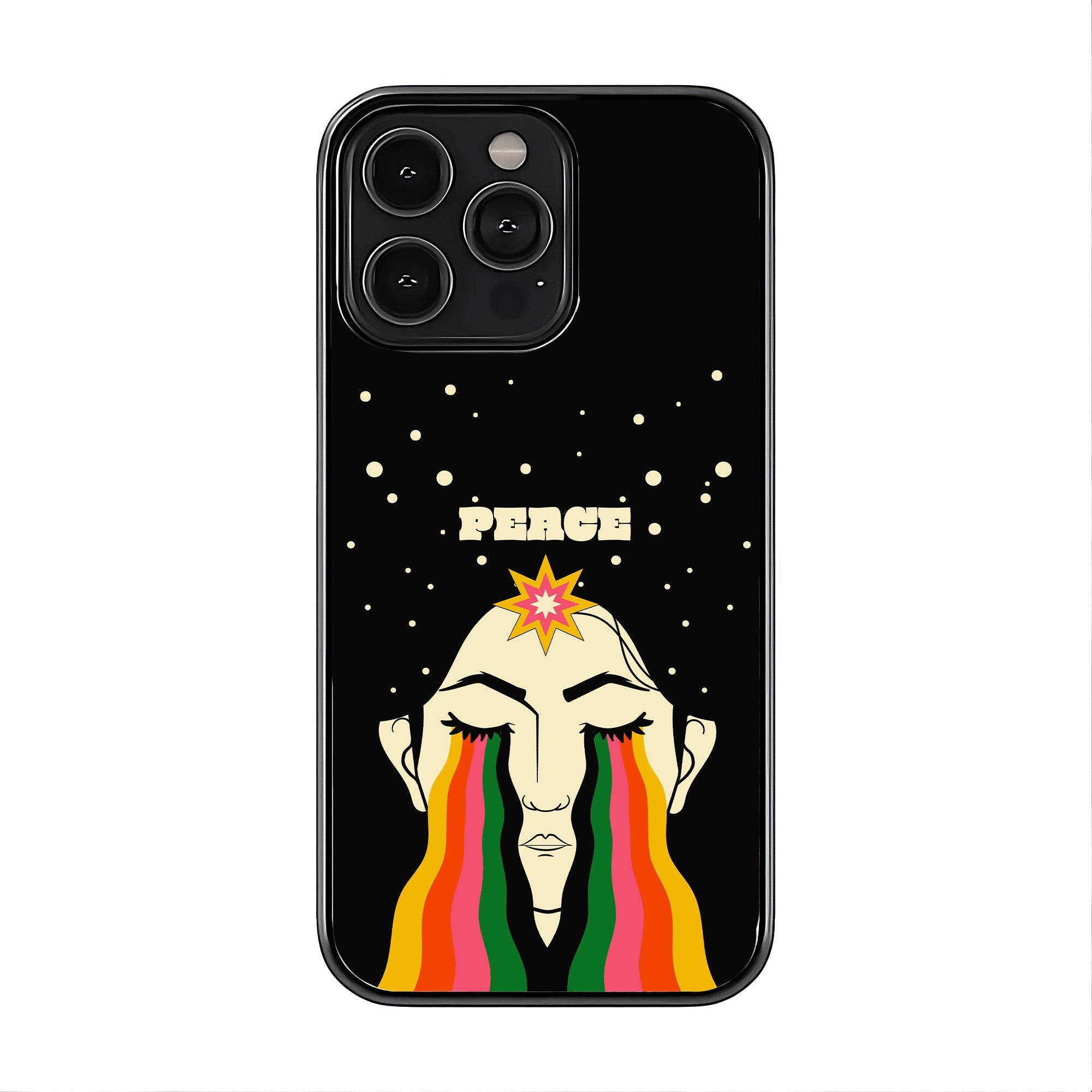 Peace Eyes Glass Case