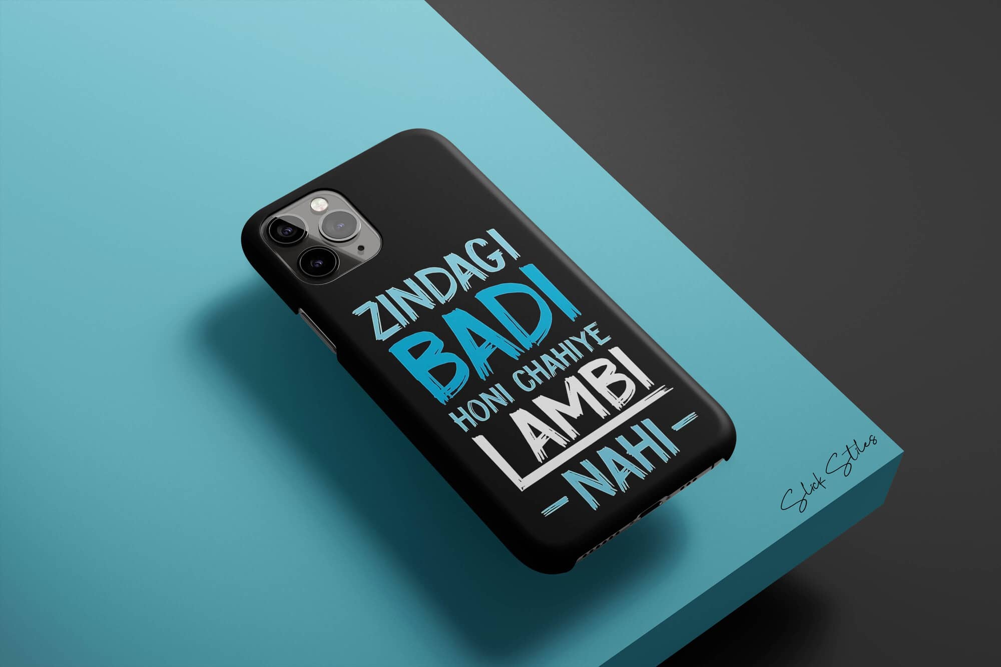 Zindagi Badi Honi Chahiye Phone Case - Slick Stiles